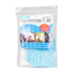 Picture of ALLFLEX TAG GLOBAL SUPER MAXI BLANK BLUE - 25/bag