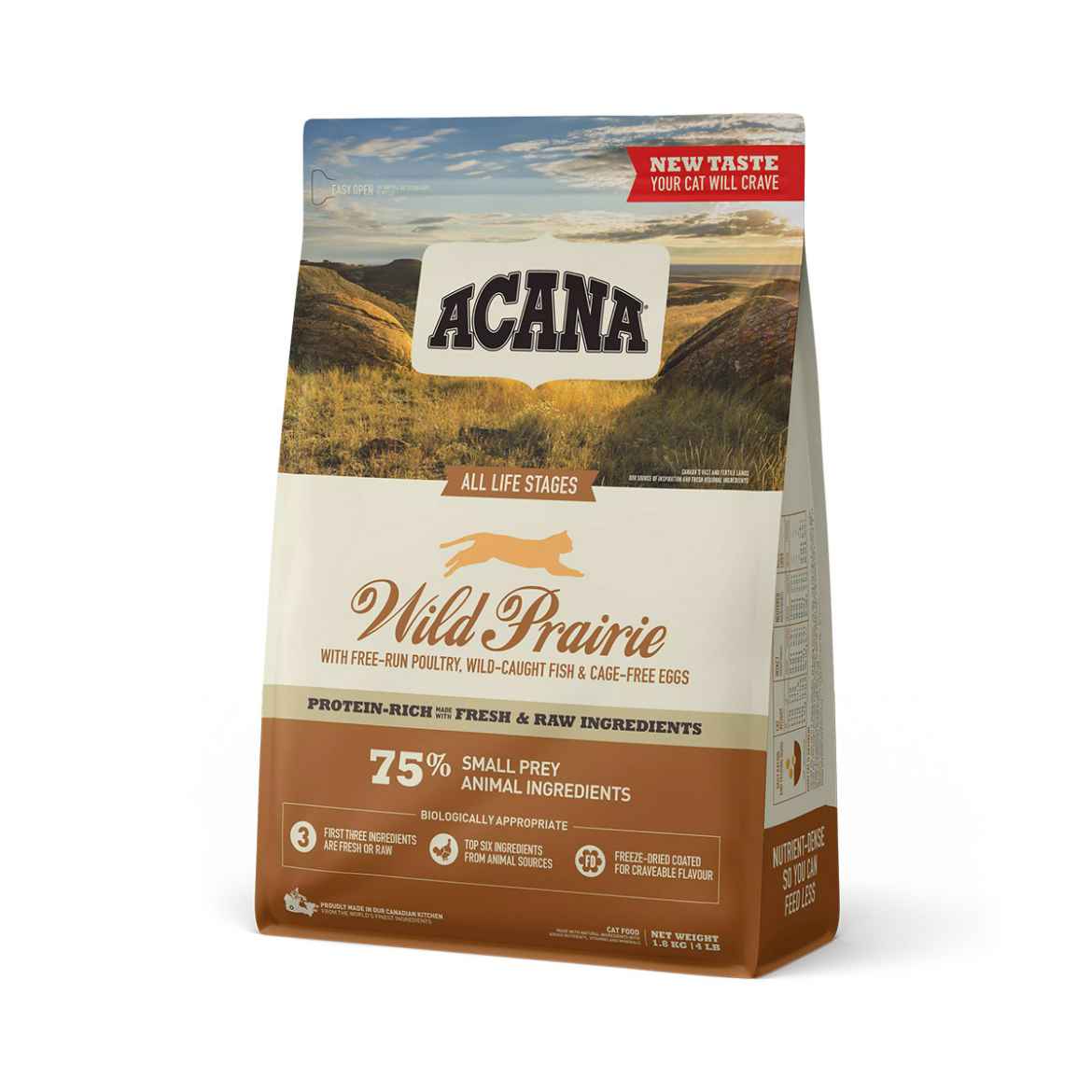 Picture of FELINE ACANA Wild Prairie Dry Food - 1.8kg/4lb