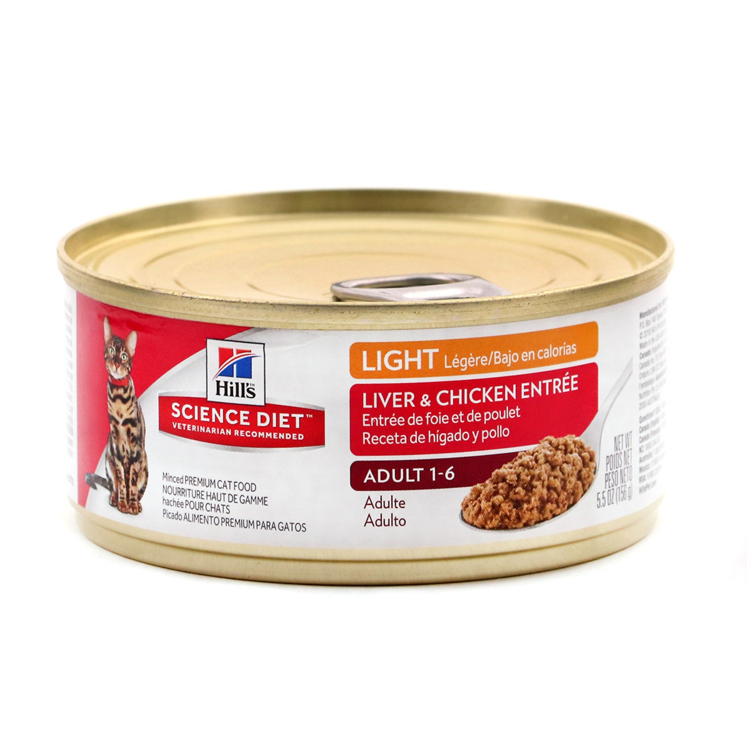 Picture of Feline Science Diet Light - 24x156g Cans