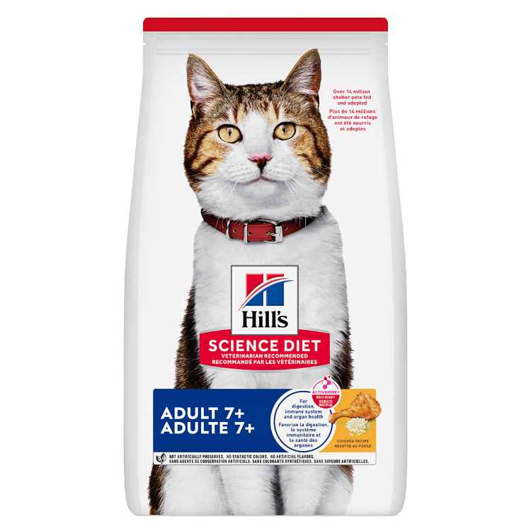 Picture of FELINE SCIENCE DIET ADULT 7+   - 4lb / 1.81kg