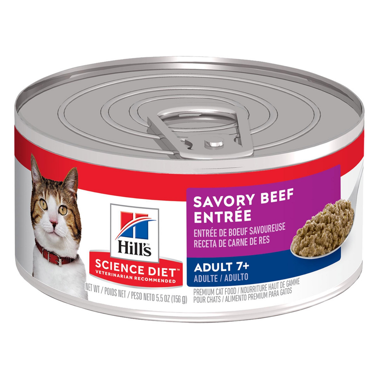 Picture of Feline Science Diet Senior Beef - 24x156g Cans