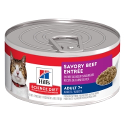 Picture of Feline Science Diet Senior Beef - 24x156g Cans