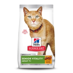 Picture of Feline Science Diet Adult 7+ Senior Vitality Chicken - 6lb/2.72kg