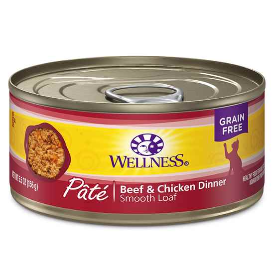 Picture of FELINE WELLNESS GF Pate Beef & Chicken Dinner - 24 x 5.5oz cans