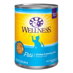 Picture of FELINE WELLNESS Pate Chicken & Herring Dinner - 12 x 12.5oz cans