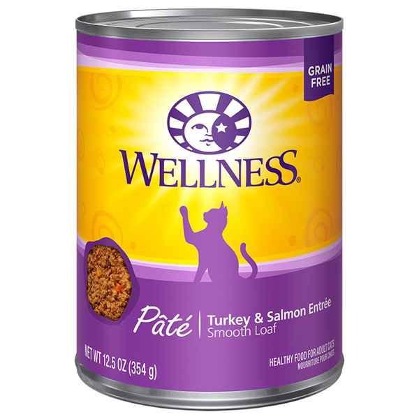 Picture of FELINE WELLNESS GF Pate Turkey & Salmon Entree - 12 x 12.5oz cans