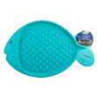 Picture of BELLA SPILL PROOF CAT FISH SHAPED MAT - Green