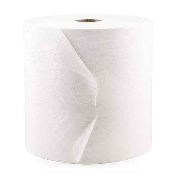 Picture of TOWEL PAPER ROLL 8in x 600ft WHITE 1ply - 6/case