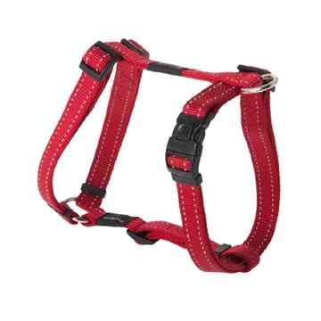 Picture of HARNESS ROGZ UTILITY "H" HARNESS NITELIFE Red - Small(d)