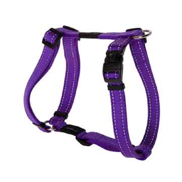 Picture of HARNESS ROGZ UTILITY "H" HARNESS SNAKE Purple - Medium(d)
