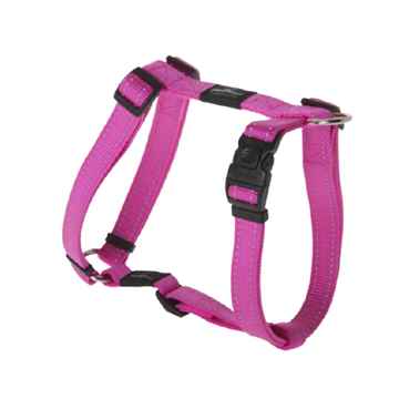 Picture of HARNESS ROGZ UTILITY "H" HARNESS LUMBERJACK Pink -  X Large(d)