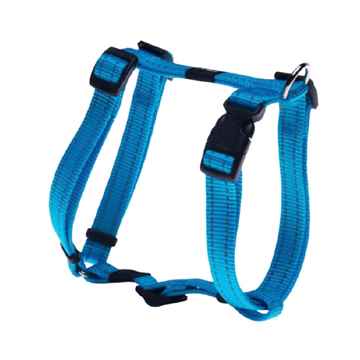 Picture of HARNESS ROGZ UTILITY "H" HARNESS NITELIFE Turquoise - Small(d)