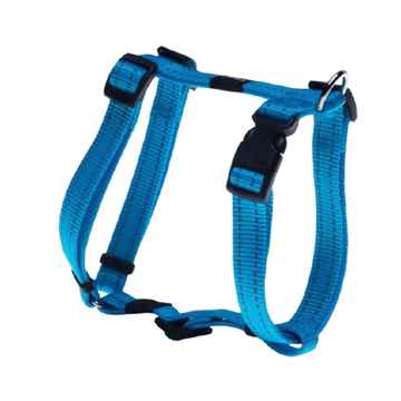 Picture of HARNESS ROGZ UTILITY "H" HARNESS SNAKE Turquoise - Medium(d)