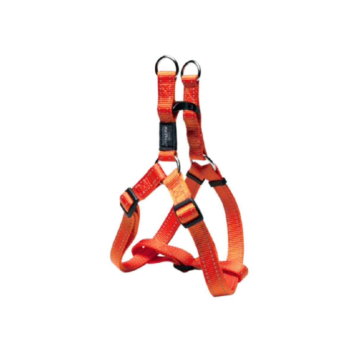 Picture of HARNESS CANINE ROGZ UTILITY STEP IN HARNESS Lumberjack Orange - X Large