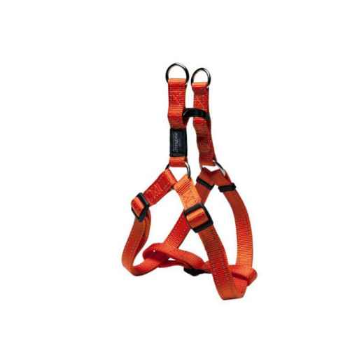 Picture of HARNESS CANINE ROGZ UTILITY STEP IN HARNESS NiteLife Orange - Small