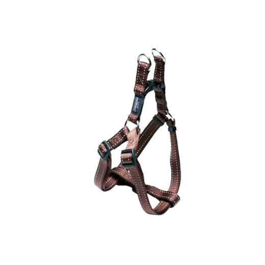 Picture of HARNESS CANINE ROGZ UTILITY STEP IN HARNESS NiteLife Chocolate - Small