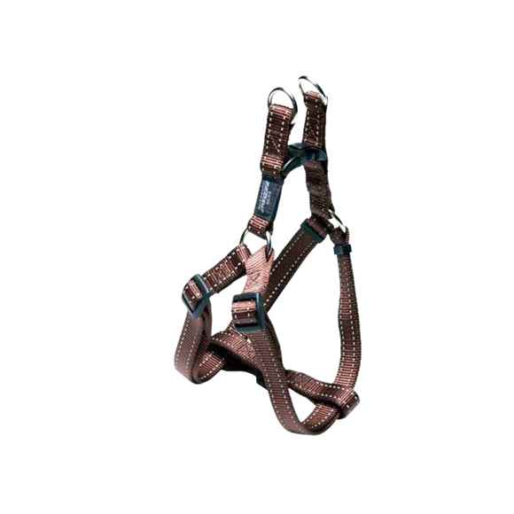 Picture of HARNESS CANINE ROGZ UTILITY STEP IN HARNESS NiteLife Chocolate - Small