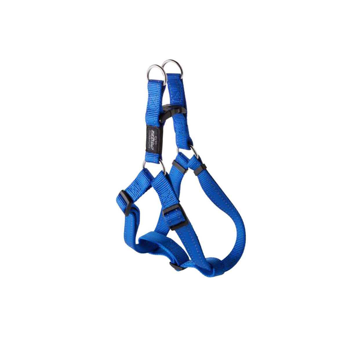 Picture of HARNESS CANINE ROGZ UTILITY STEP IN HARNESS Lumberjack Dk Blue - X Large