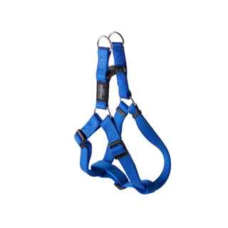 Picture of HARNESS CANINE ROGZ UTILITY STEP IN HARNESS Lumberjack Dk Blue - X Large