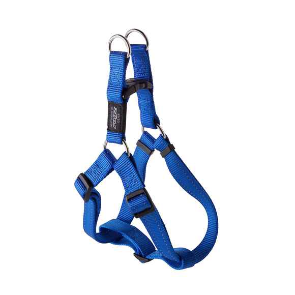 Picture of HARNESS CANINE ROGZ UTILITY STEP IN HARNESS Fanbelt Drk Blue - Large