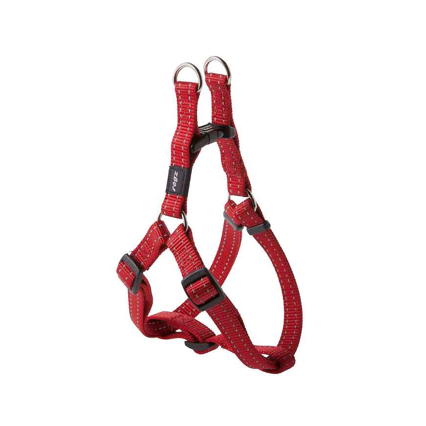 Picture of HARNESS ROGZ UTILITY STEP IN HARNESS Fanbelt Red - Large