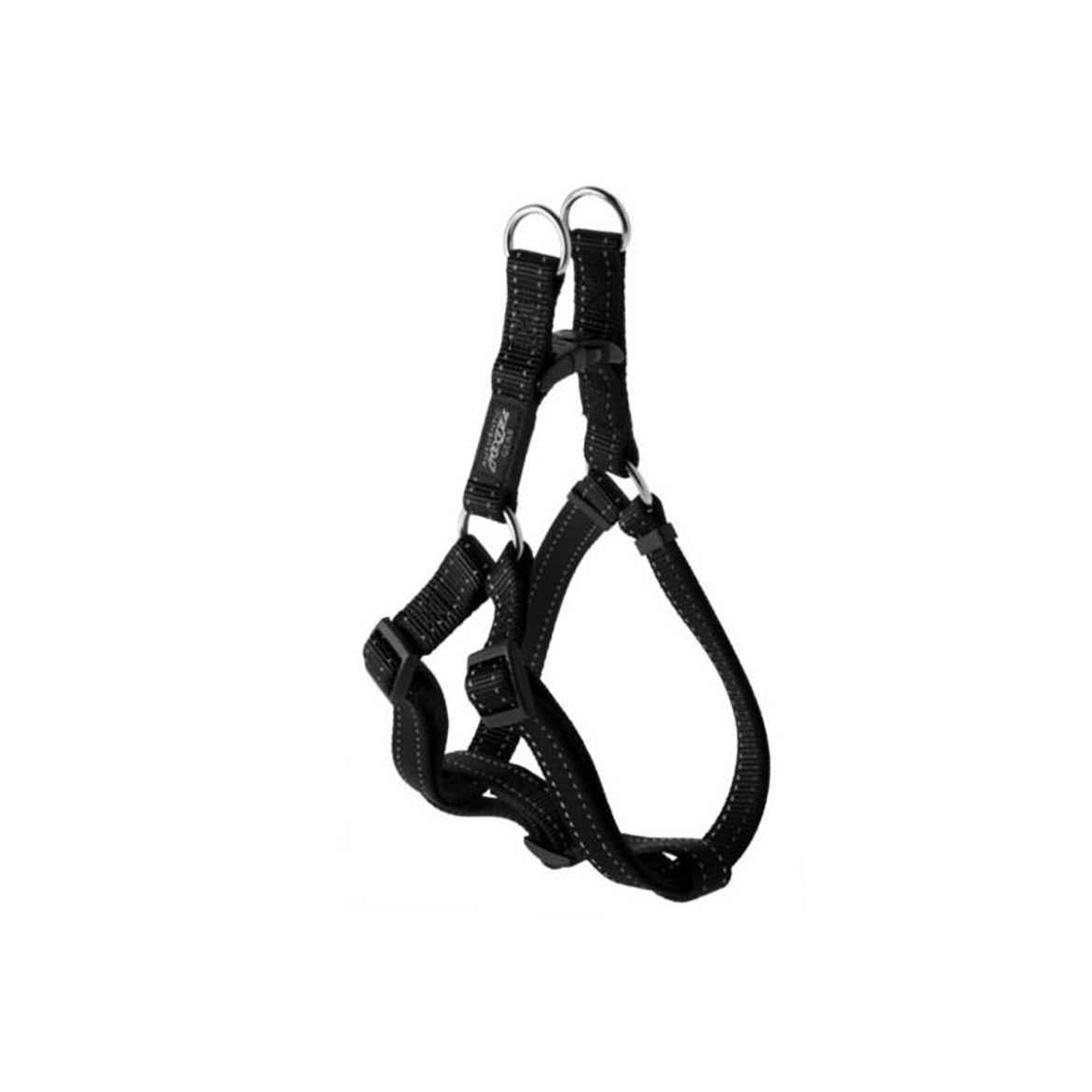 Picture of HARNESS CANINE ROGZ UTILITY STEP IN HARNESS Snake Black - Medium