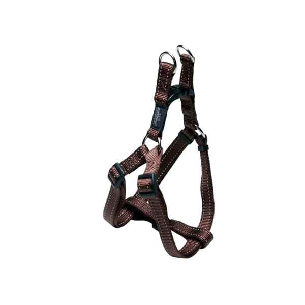 Picture of HARNESS ROGZ UTILITY STEP IN HARNESS Snake Chocolate - Medium