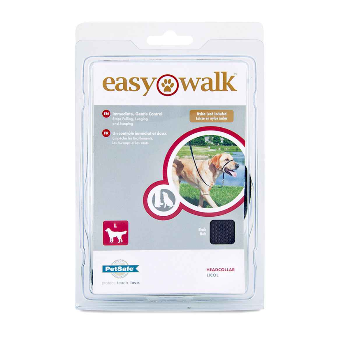 Picture of EASY WALK CANINE HEADCOLLAR PETSAFE Black - Large