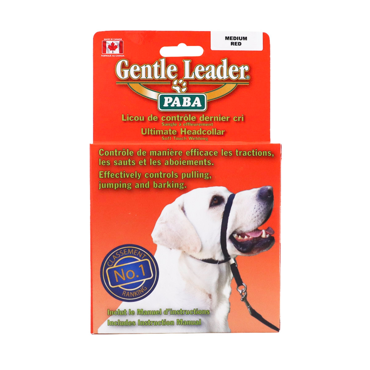 Picture of GENTLE LEADER CANINE ADJUSTABLE HEADCOLLAR Red - Medium