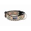 Picture of COLLAR RC CLIP WIDE Adjustable Tan Tartan - 1.5in x 15-25in