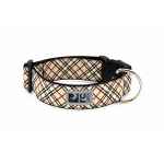 Picture of COLLAR CANINE RC CLIP WIDE Adjustable Tan Tartan - 1.5in x 15-25in