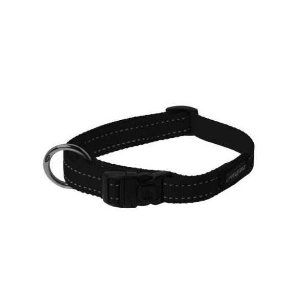 Picture of COLLAR CANINE ROGZ UTILITY NITELIFE Black - 3/8in x 8-12in