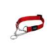 Picture of COLLAR CANINE ROGZ LUMBERJACK OBEDIENCE HALF CHECK Red - 1in x 18-27.5in