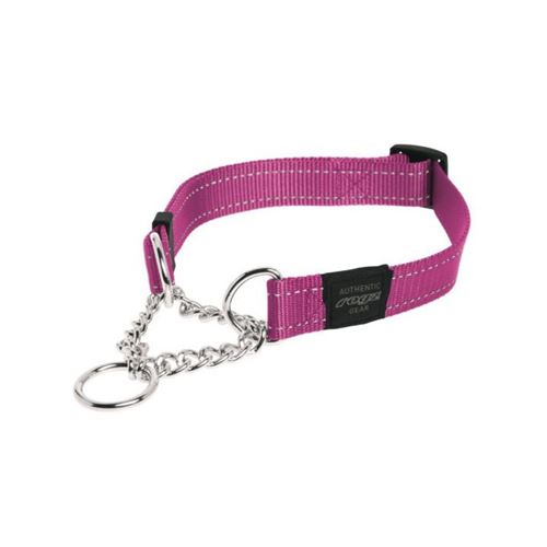 Picture of COLLAR ROGZ LUMBERJACK OBEDIENCE HALF CHECK Pink - 1in x 18-27.5in