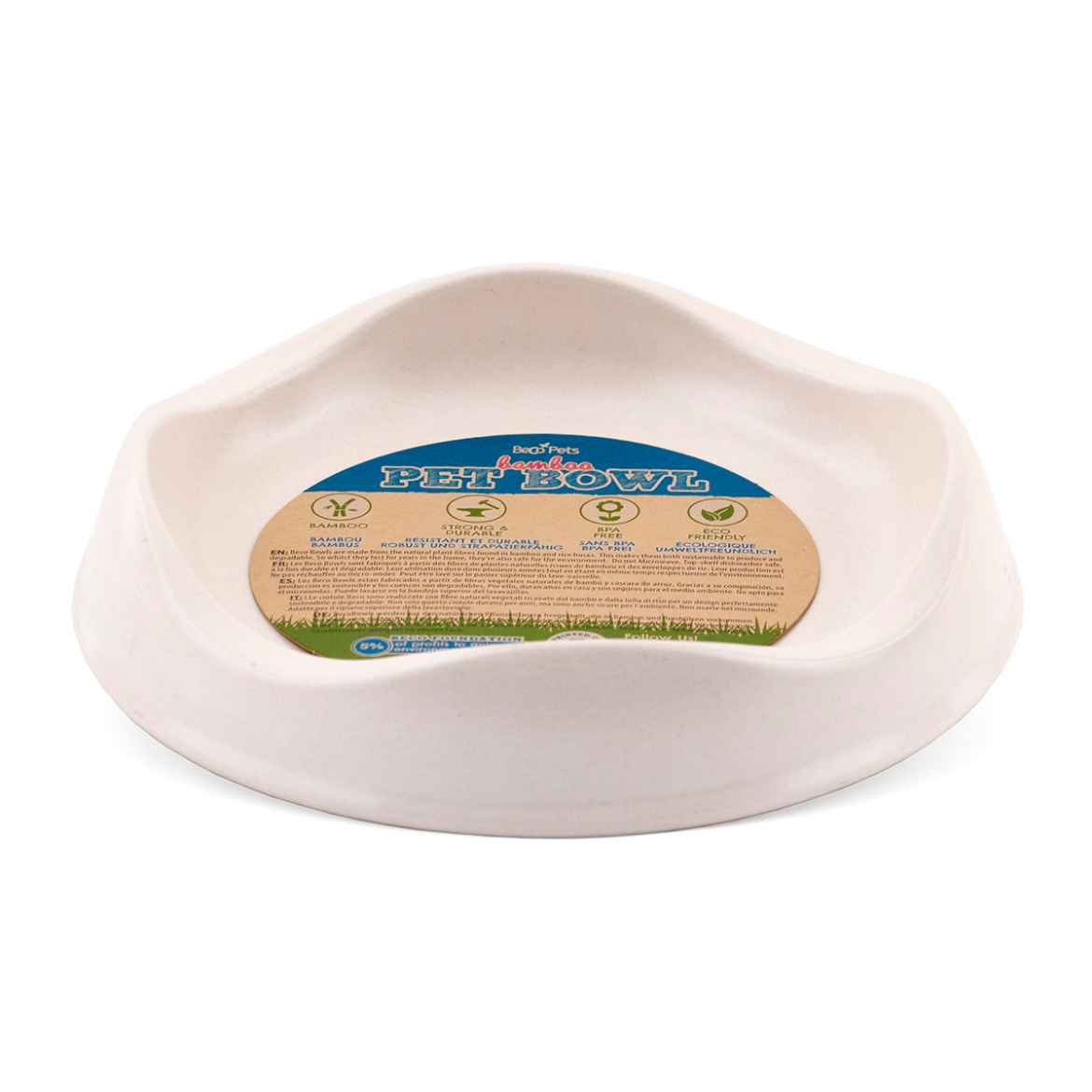 Picture of BOWL FELINE BECO BIODEGRADABLE Natural - 0.25 litre