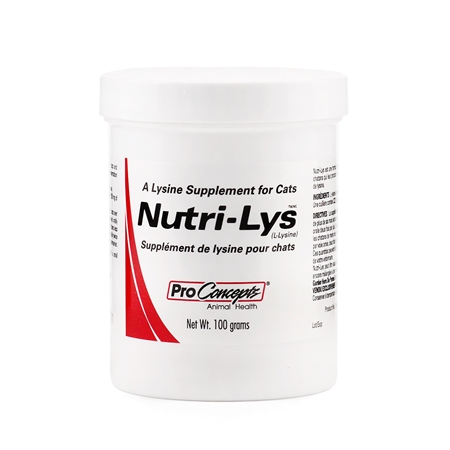 Picture of NUTRI-LYS POWDER L-LYSINE SUPPLEMENT for CATS - 100gm