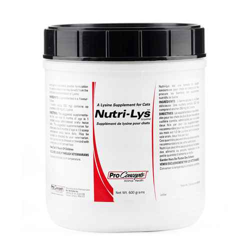 Picture of NUTRI-LYS POWDER L-LYSINE SUPPLEMENT for CATS - 600g