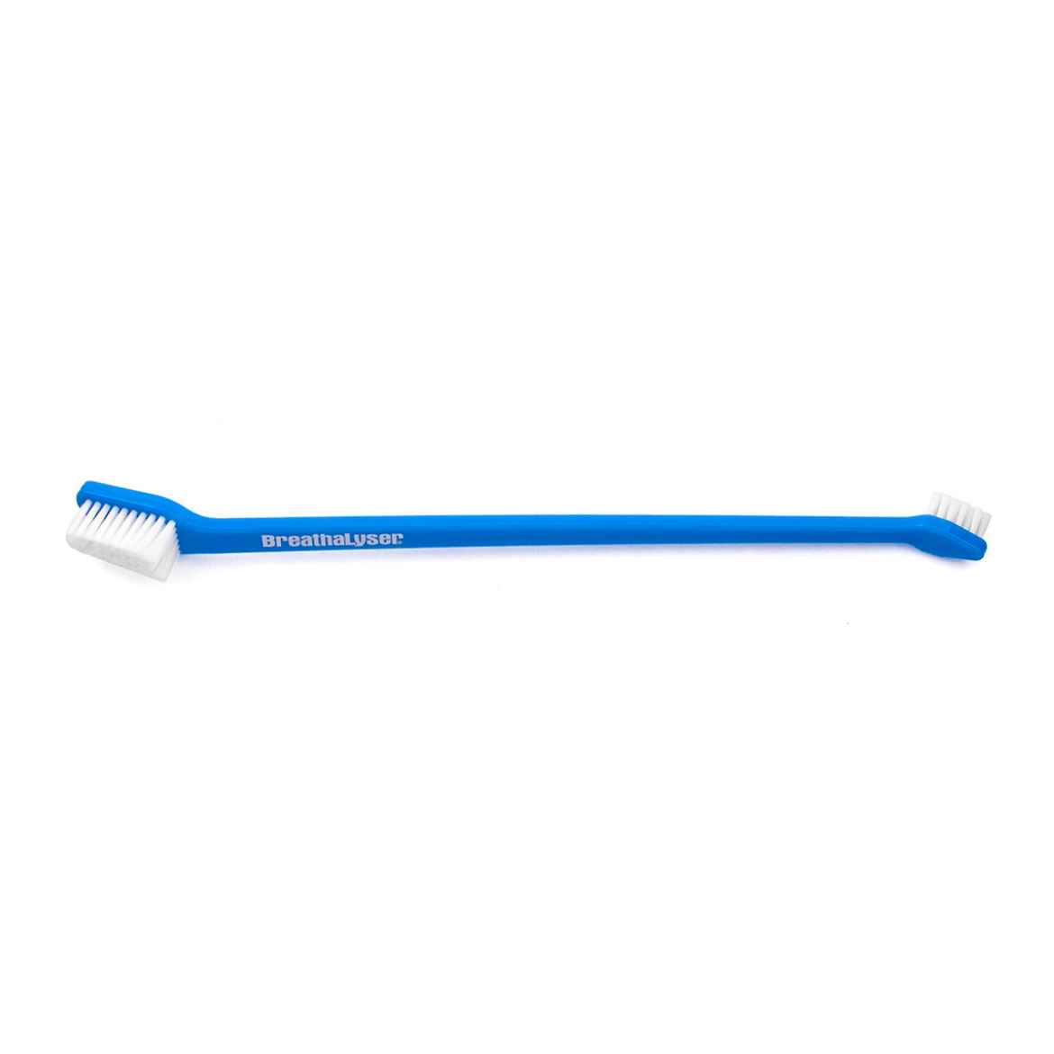 Picture of BREATHALYSER PET TOOTHBRUSH DOUBLE END BLUE - 25/pk