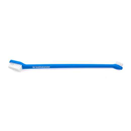 Picture of BREATHALYSER PET TOOTHBRUSH DOUBLE END BLUE - 25/pk