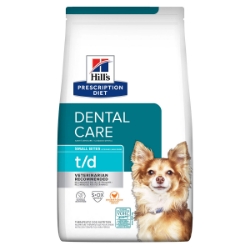 Picture of Hills Prescription Diet T/D Dental Diet Small Bites Dry Dog Food- 5lb/2.26kg