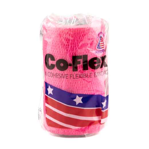 Picture of COFLEX BANDAGE NEON PINK - 4in x 5yds