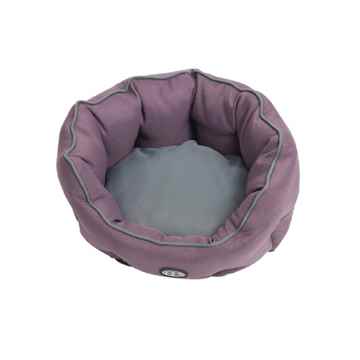 Picture of PET BED Buster Cocoon Style Black Plum / Grey - 18in(d)