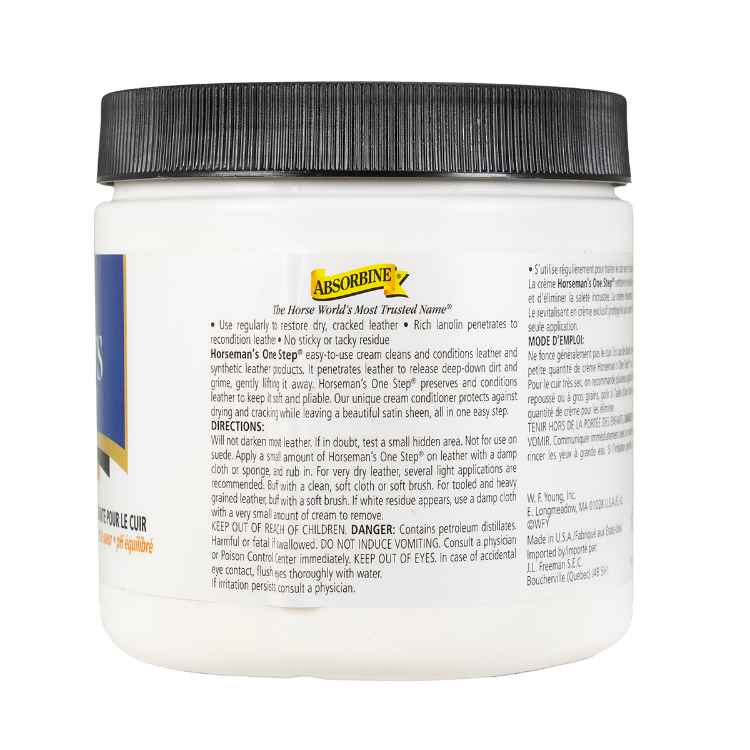 Picture of ABSORBINE HORSEMAN'S ONE STEP LEATHER CREAM - 425g / 15oz