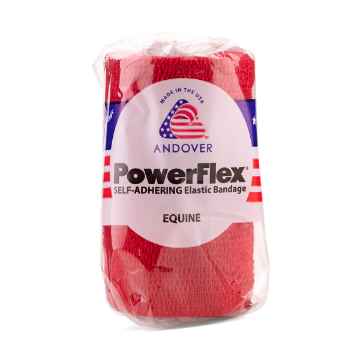 Show details for POWERFLEX EQUINE BANDAGE Red - 4in x 5yds Picture of POWERFLEX EQUINE BANDAGE Red - 4in x 5yds