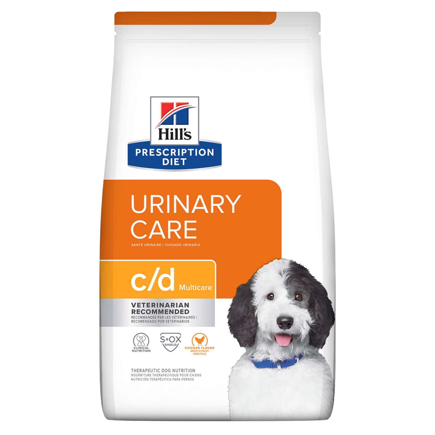Picture of Hills Prescription Diet C/D Urinary Multicare Dry Dog Food- 8.5lb/3.8kg