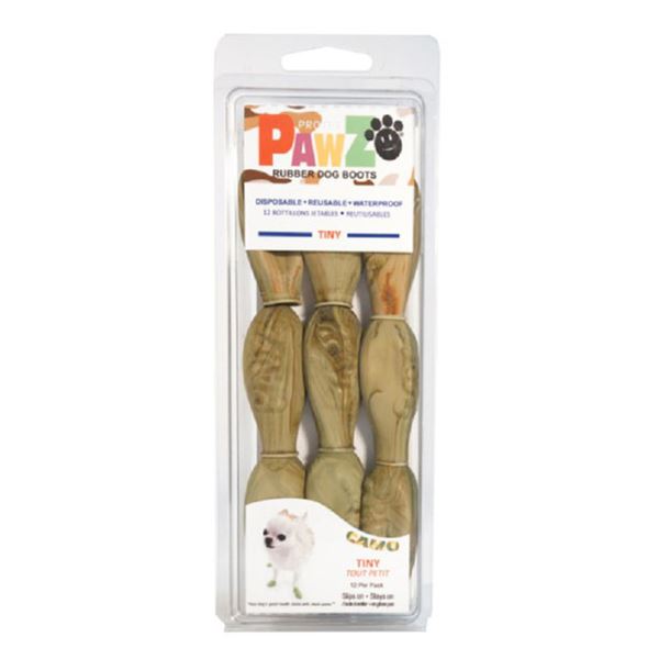 Picture of BOOTS PAWZ NATURAL RUBBER K/9 BOOTS Tiny Camo  - 12/pk
