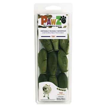 Picture of BOOTS PAWZ NATURAL RUBBER K/9 BOOTS Tiny Camo  - 12/pk