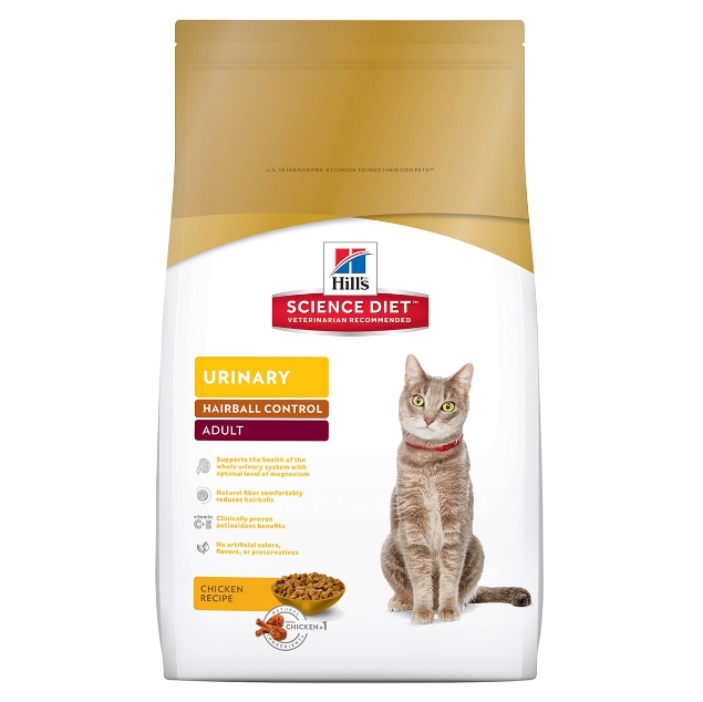 Picture of Feline Science Diet Adult Urinary & Hairball - 15.5lb/7.02 Kg