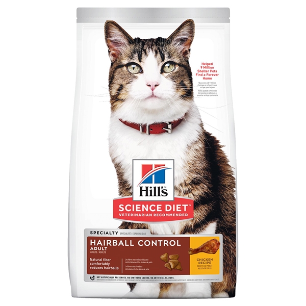Picture of FELINE SCIENCE DIET HAIRBALL CONTROL - 3.5lb / 1.58kg