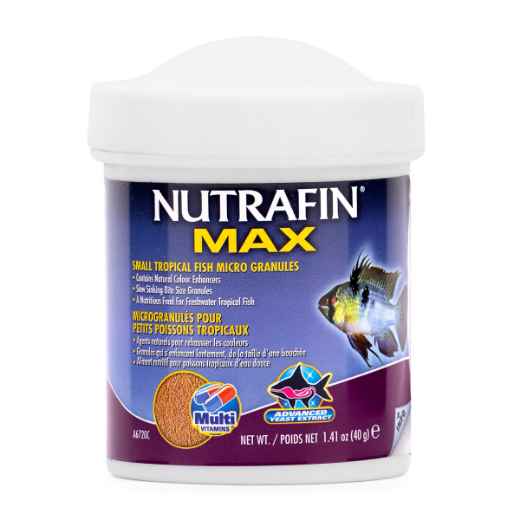 Picture of NUTRAFIN MAX Small Tropical Fish Micro Granules(A6720)- 40g/1.41oz